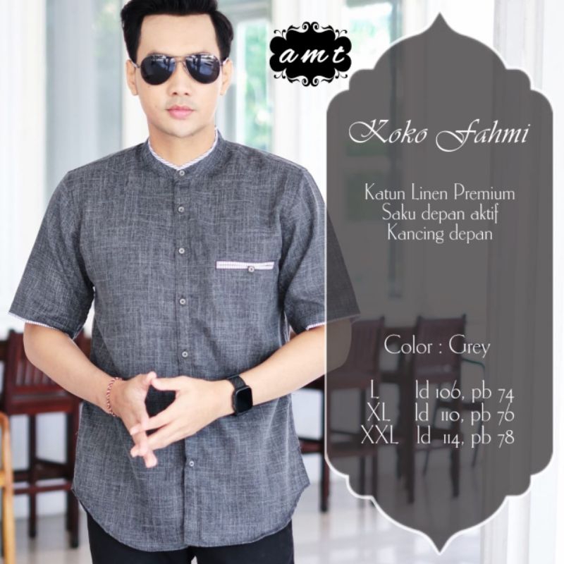 KOKO BORDIR KATUN HQ LENGAN PENDEK | KOKO MURAH