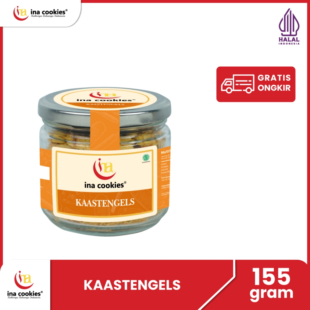 

Ina Cookies Toples Kue Kering Kaastengels JAR