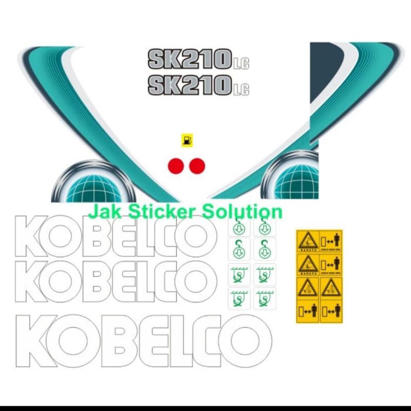 Stiker Kobelco SK210-10LC Sticker Excavator