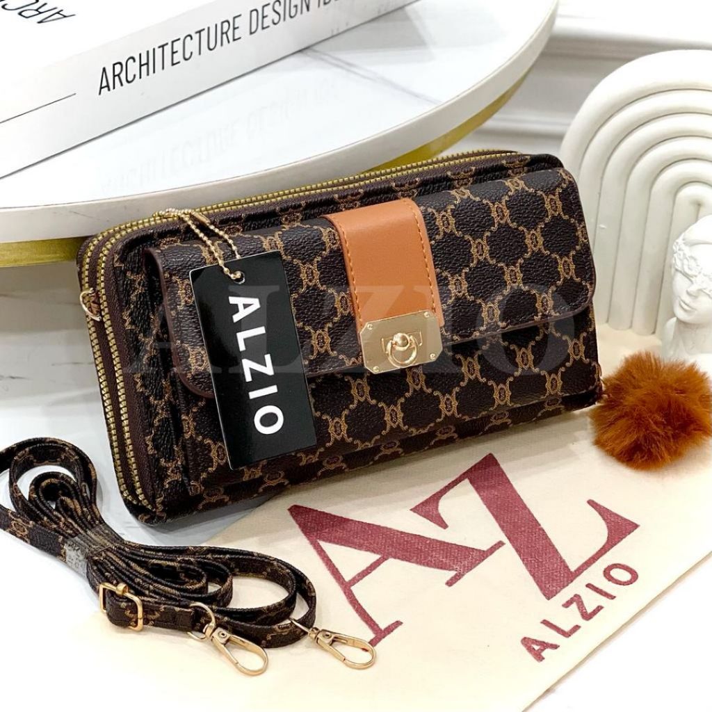 MURAH ALZIO - DOMPET WANITA 2REST 3RUANG SERBAGUNA - DOMPET LAVA
