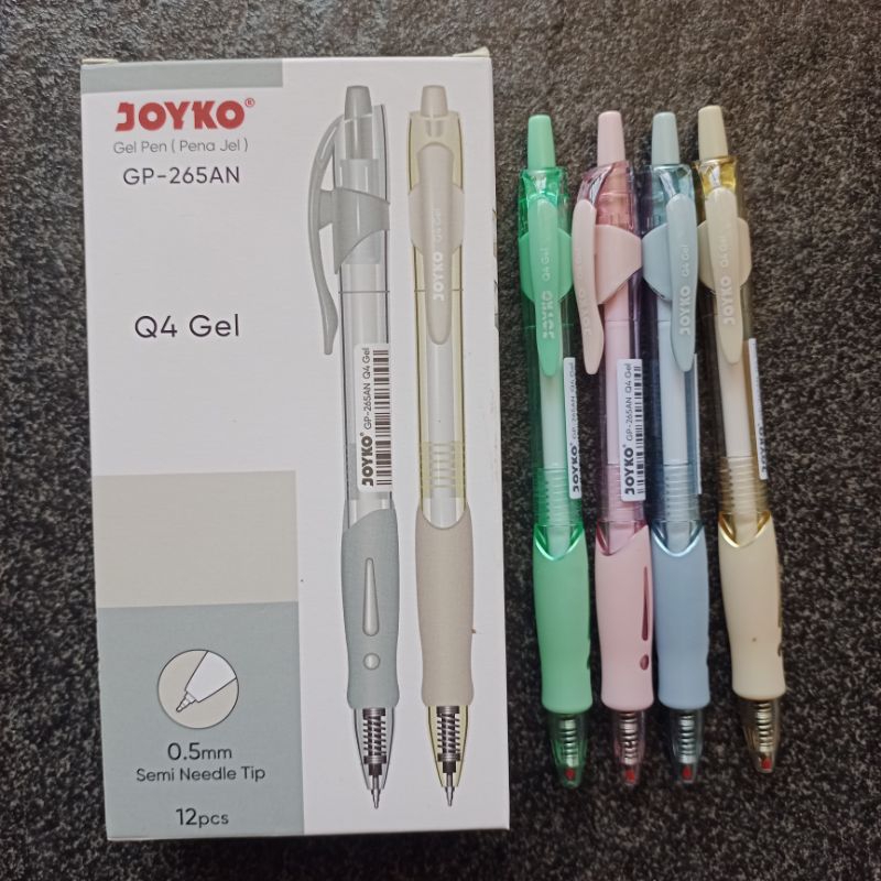 

Pulpen Gel Joyko ( Cetek ) Tinta Hitam