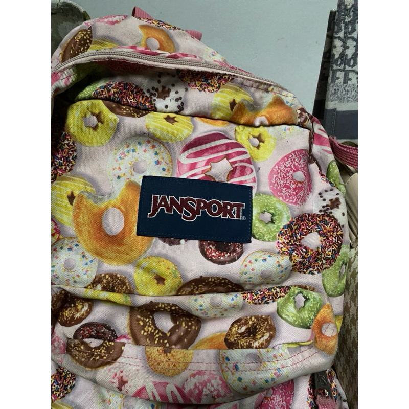 preloved tas ransel jansport pink original