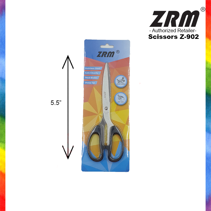 

ZRM Z-902 5.5" Stainless Steel Scissors / Gunting Stainless Steel 5.5