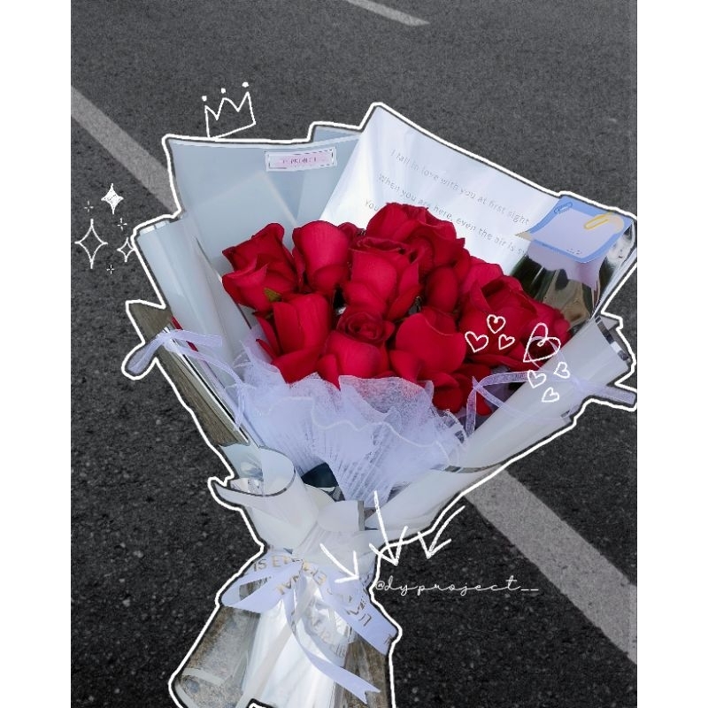Buket Bunga | Bouquet | Buket Artificial | premium rose bouquet | buket mawar merah | Buket Bunga Mu