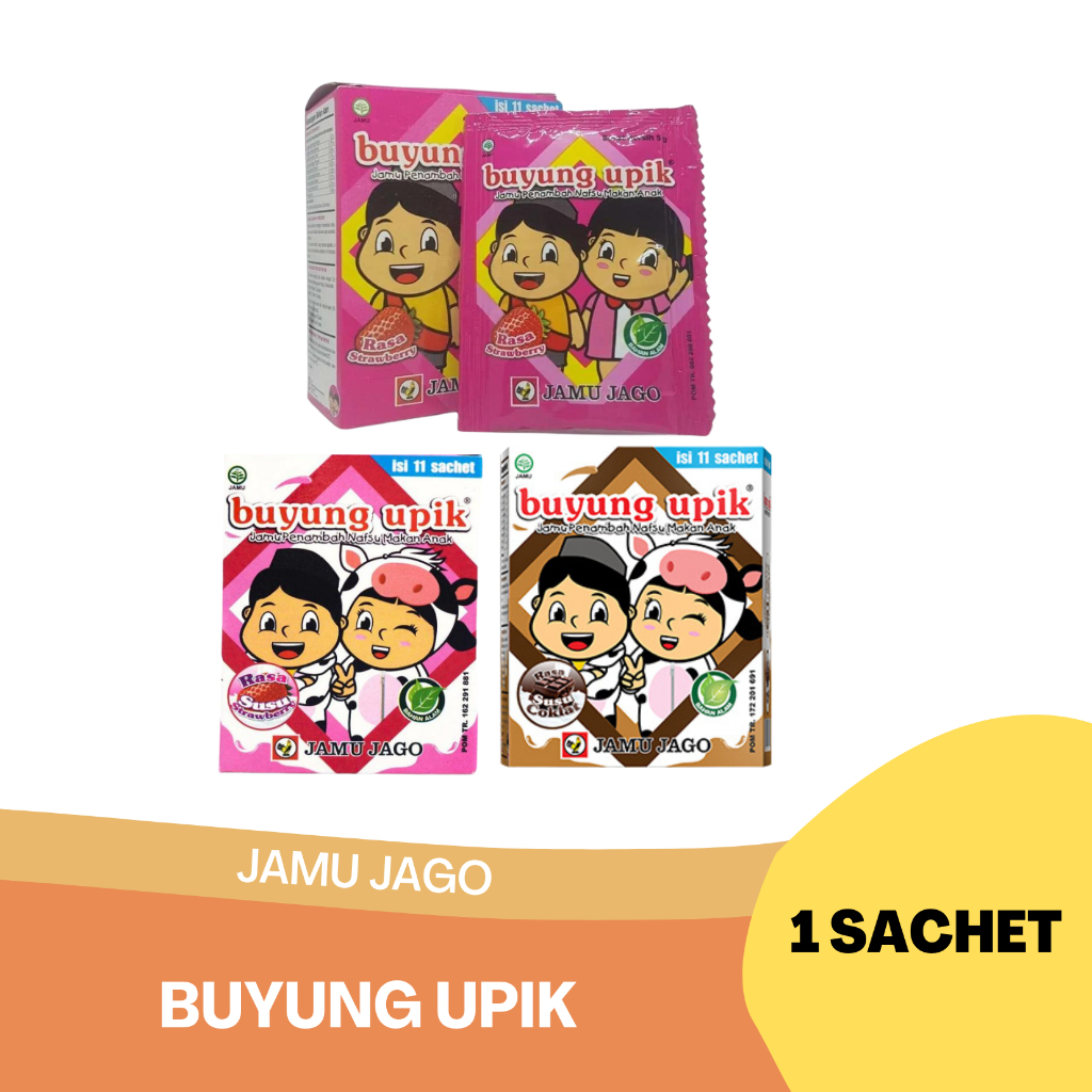 

Buyung upik jamu jago per 1 sachet