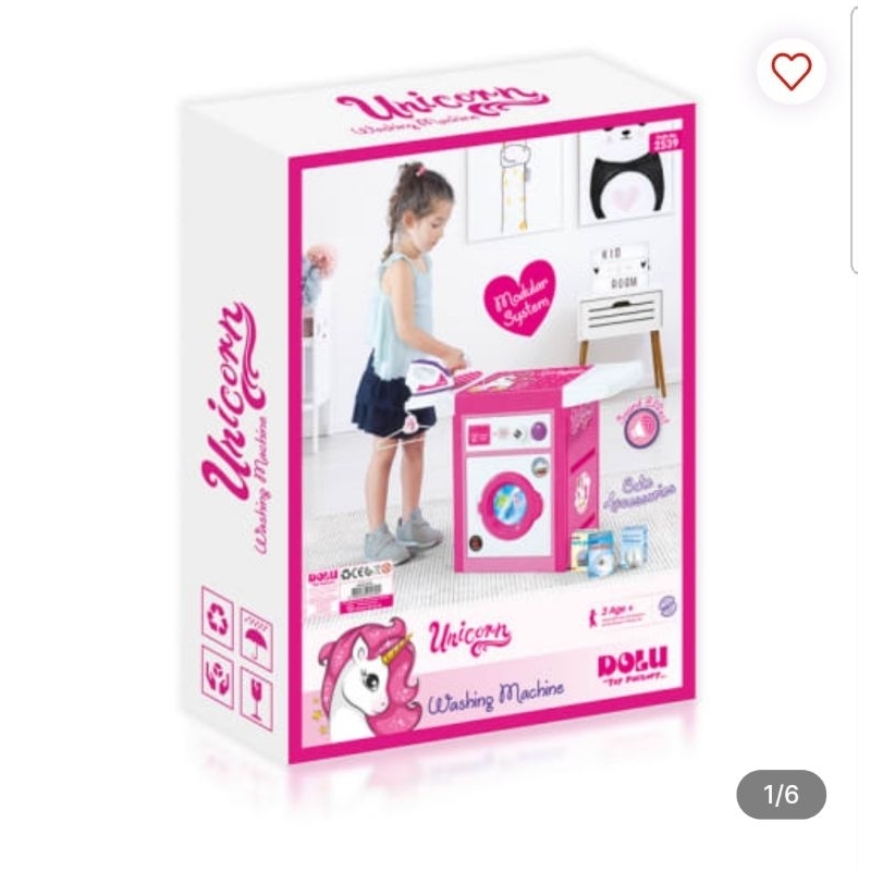 Dolu Set Roleplay Washing Machine Unicorn 2539