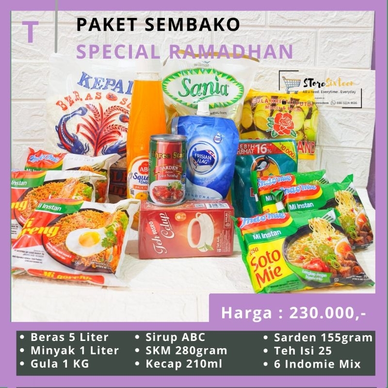 

Paket Sembako Ramadhan T / Paket Sembako Murah / Sirup ABC