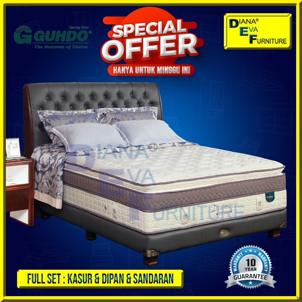 Guhdo Diamond Dream Set Kasur Springbed (Legacy)