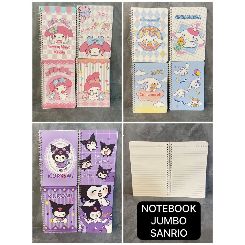 

Note Book Ring Jumbo A5 karakter Lucu