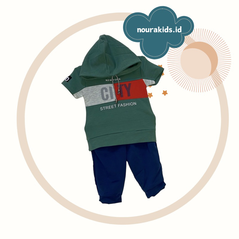 Baju Bayi Jogger Hoodie Serba 50rb