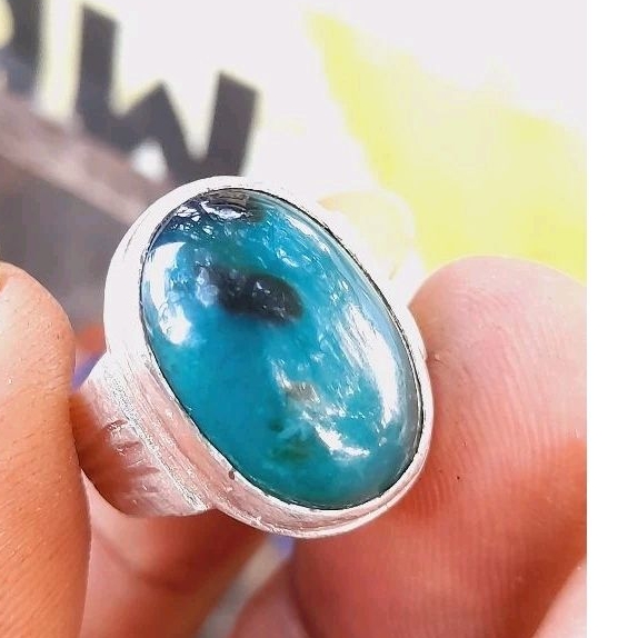 BATU AKIK BACAN DOKO MAJIKO/CHRYSOCOLLA CHALCEDONY ASLI KWALITAS SUPER