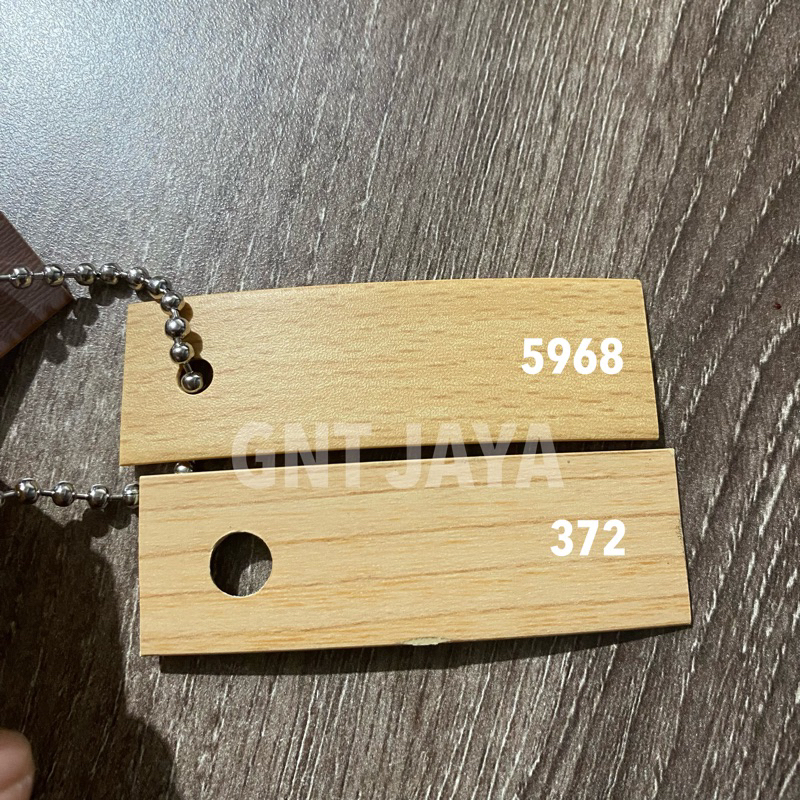 Edging carta taco 22mm-2cm || 42mm-4cm kode 5968 , 372 tebal 1mm motif urat serat kayu hpl