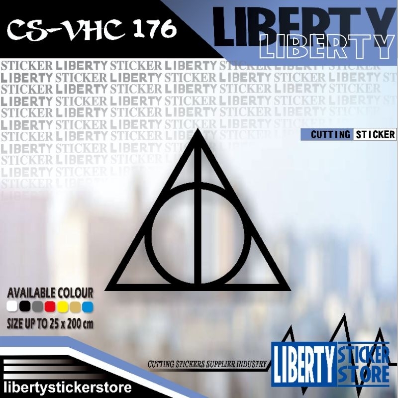 harry potter deathly hallows cutting sticker | harry potter deathly hallows cutting stiker | harry p