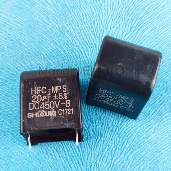 Kapasitor AC Daikin Inverter HFC-MPS 20uF DC450V-B SHIZUKI Kapasitor HFC-MPS 20 Mikro