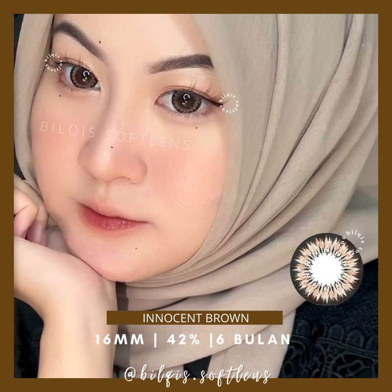 INNOCENT GREY SOFTLENS - DIAMETER 16mm Big Eyes