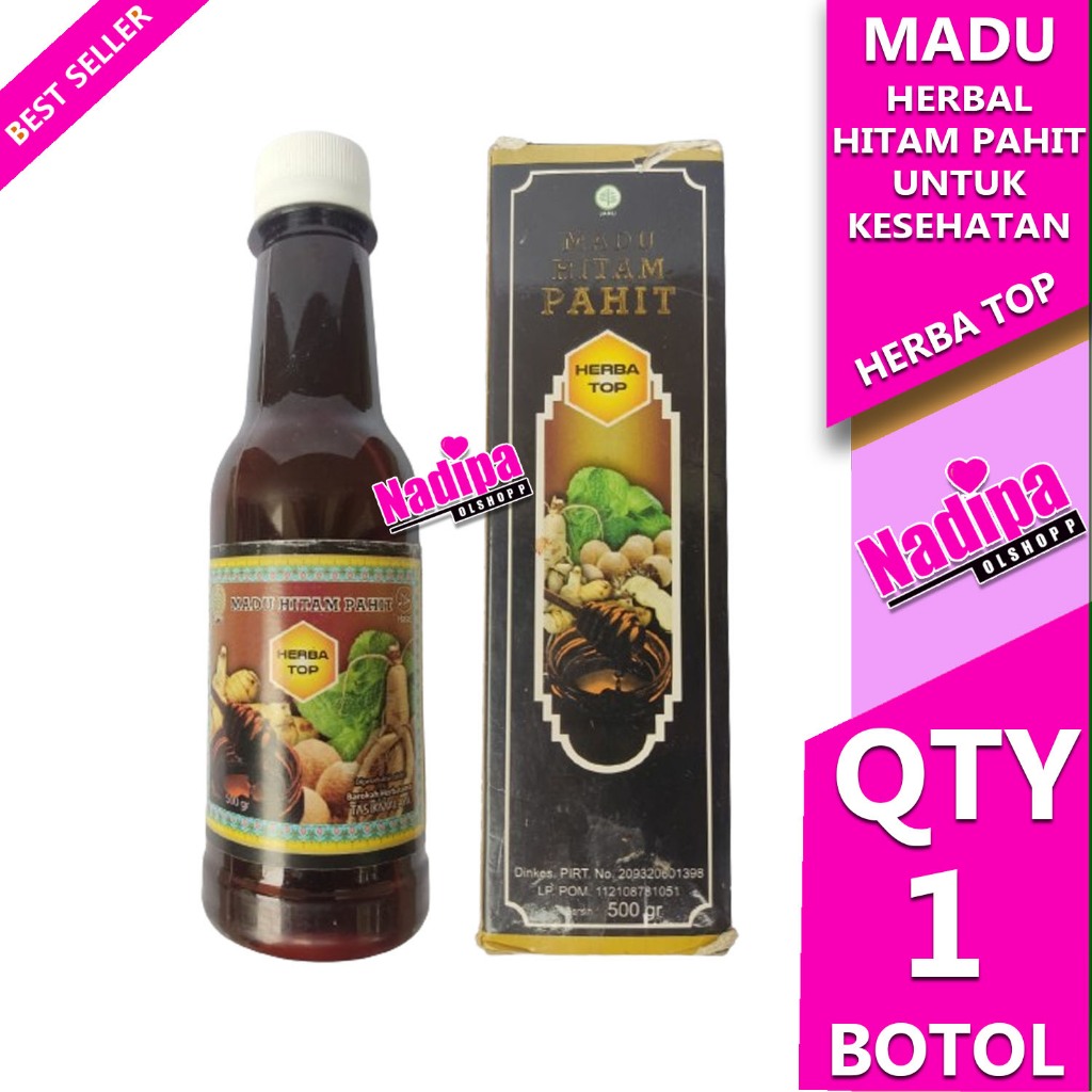 

HERBAL MADU HITAM PAHIT KEMASAN BOTOL nadipa shopp