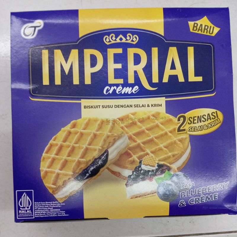 

Imperial Cream Rasa Blueberry & Cream isi 12 pcs