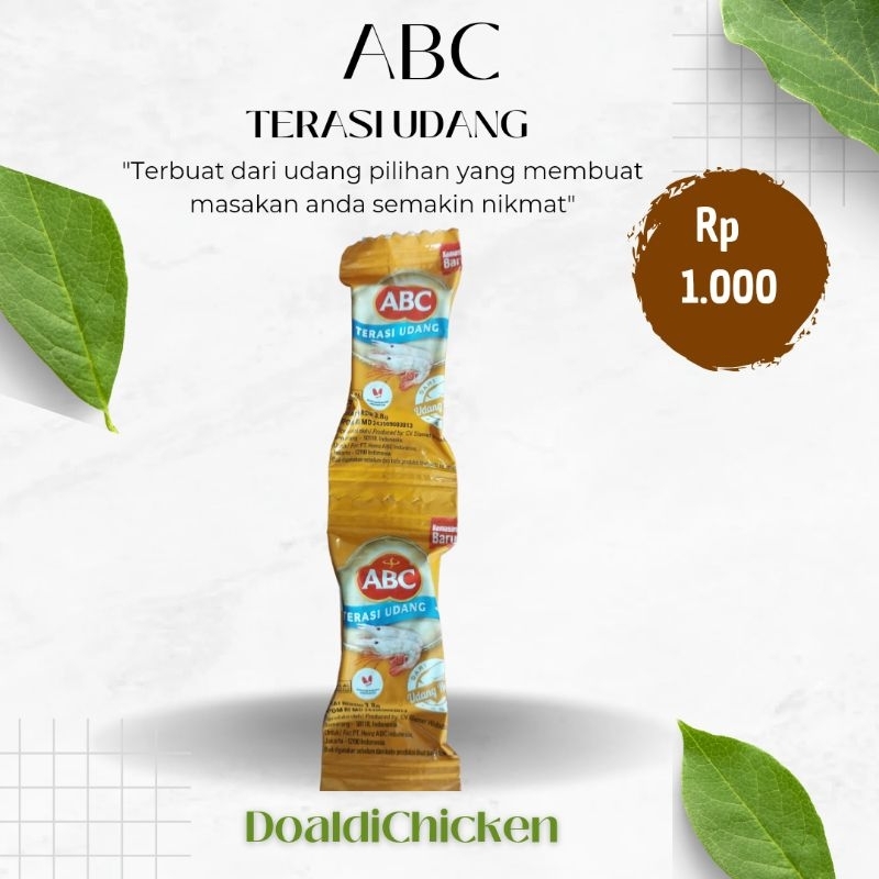 

Abc Terasi Udang Sachet 3.8g