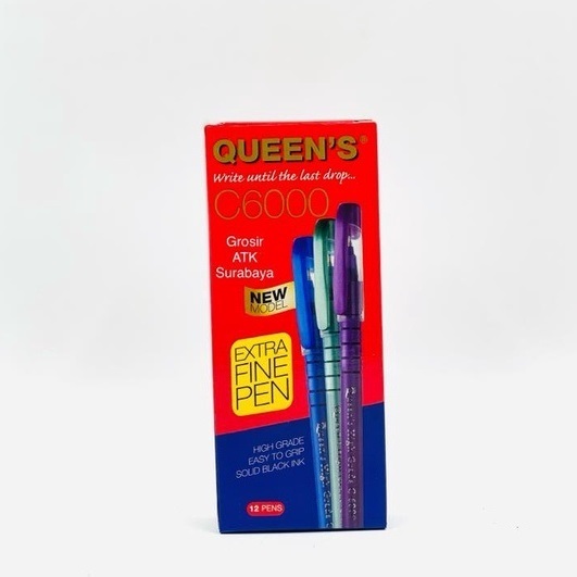 

BOLPOIN / BOLPEN / Pulpen FASTER QUEEN'S C-6000