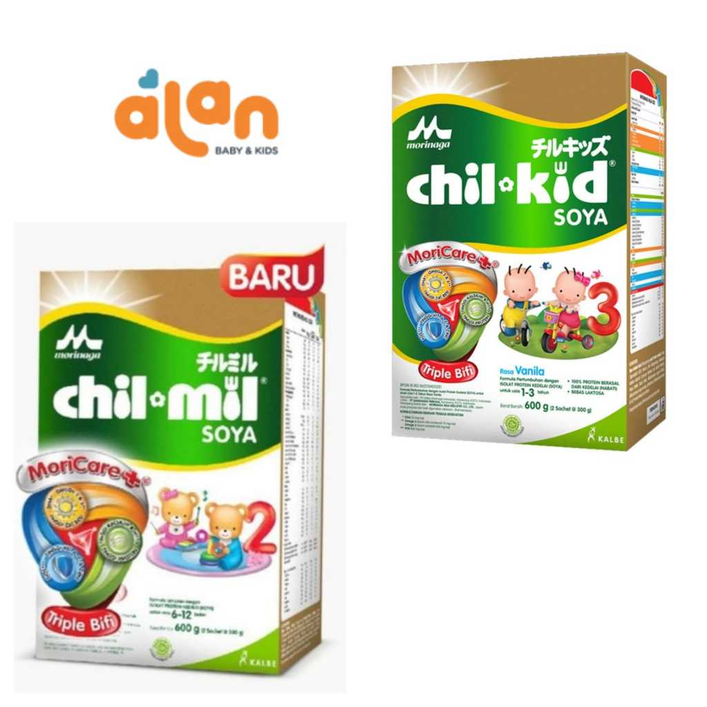 Morinaga Chil Mil/Chil Kid Soya 600gr - Susu Formula