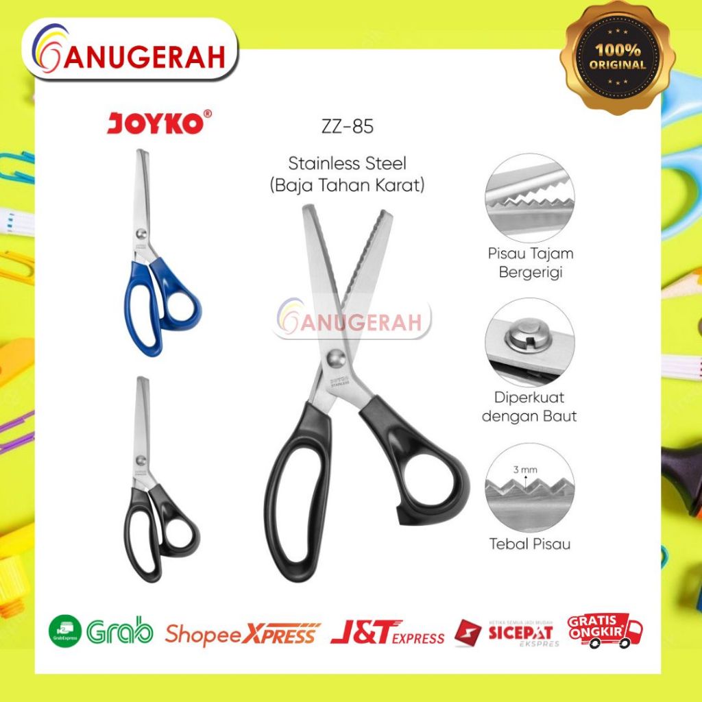 

JOYKO ZZ-85 GUNTING ZIG ZAG