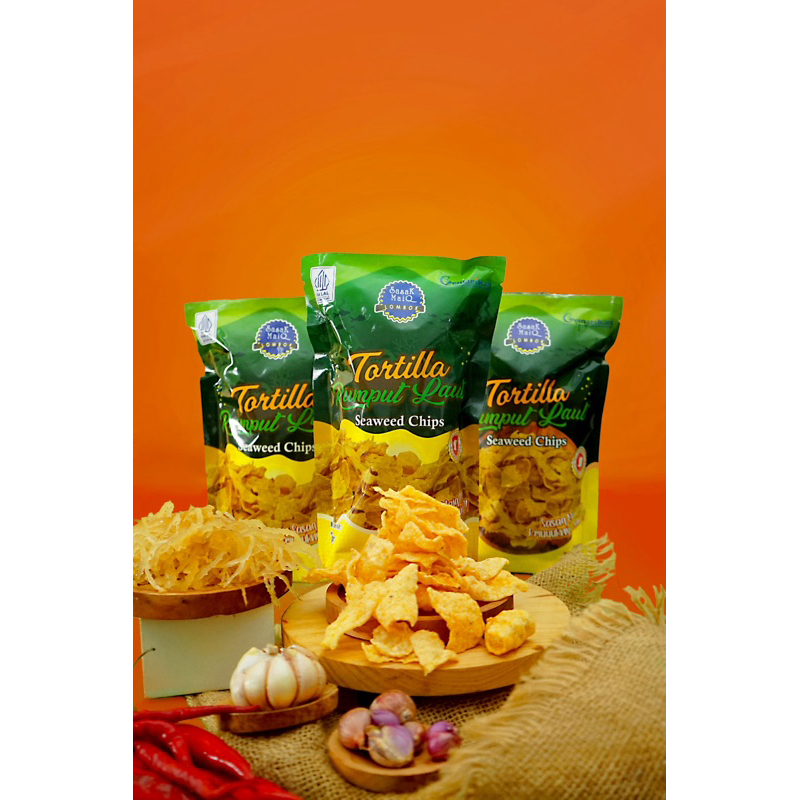 

KERIPIK TORTILLA RUMPUT LAUT SASAK MAIQ KHAS LOMBOK