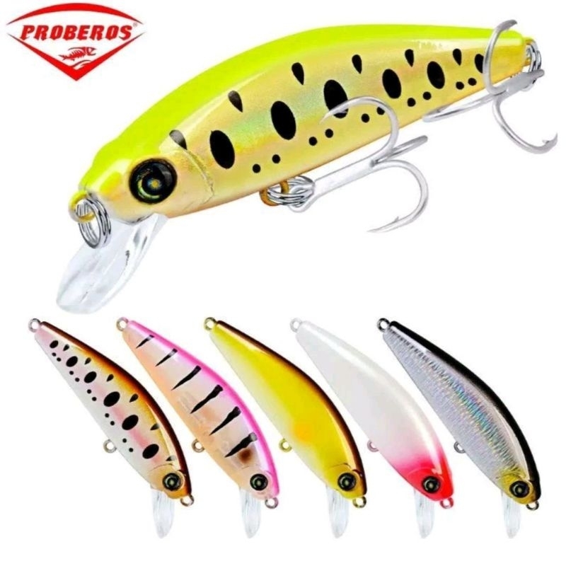 Minnow Sinking 8 cm 11 gram PROBEROS BKB HOOK