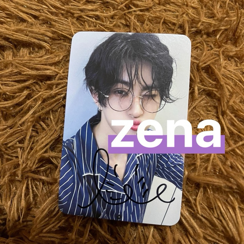 [READY] OFFICIAL XODIAC PHOTOCARD PC LEO SIGNED TANDA TANGAN POB INSIDE RECORD