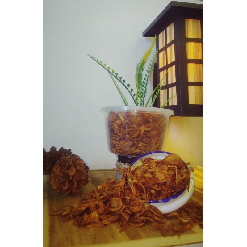 

Bawang goreng asli tanpa campuran renyah