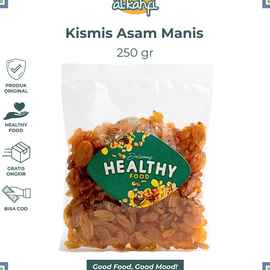 

KI3 Kismis Asam Manis Raisin 25gr Kismis Golden Raisin Original Oleh Oleh Haji Umroh