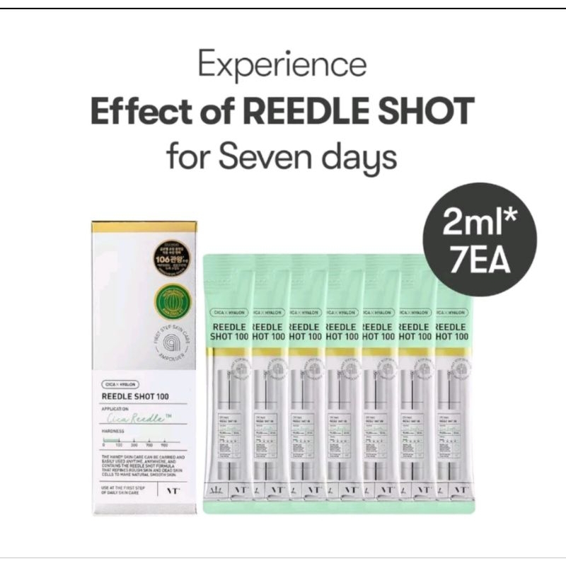 (BACA CAPTION)VT COSMETICS Cica Reedle Shot Essence 100 SACHET (HARGA/BIJI)