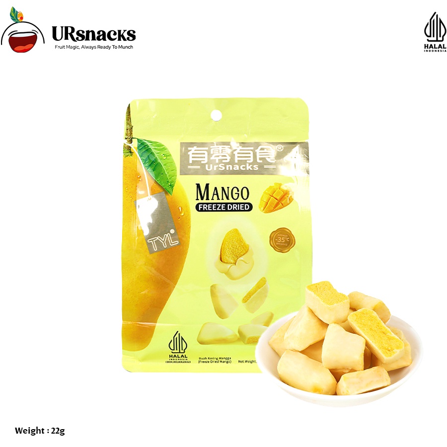 

KP8 URSNACKS Freeze Dried Mango Snack Keripik Buah Mangga