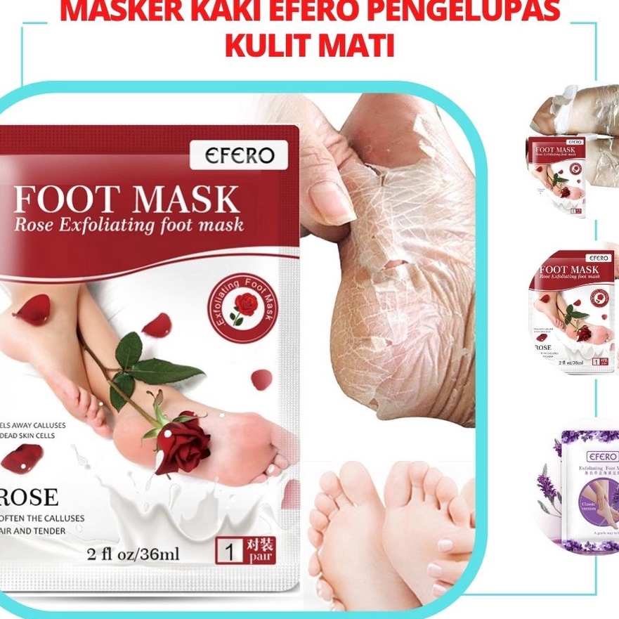 Super MASKER KAKI PENGELUPAS KULIT MATI FOOT MASK OBAT KAKI PECAH DAN KERING