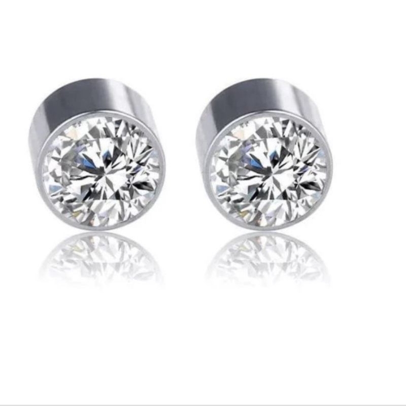 Best Seller Anting Permata Magnet Anting Berlian Wanita Pria