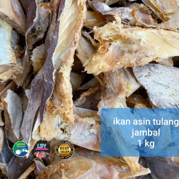 

Terjangkau ikan asin tulang jambal 1 gram