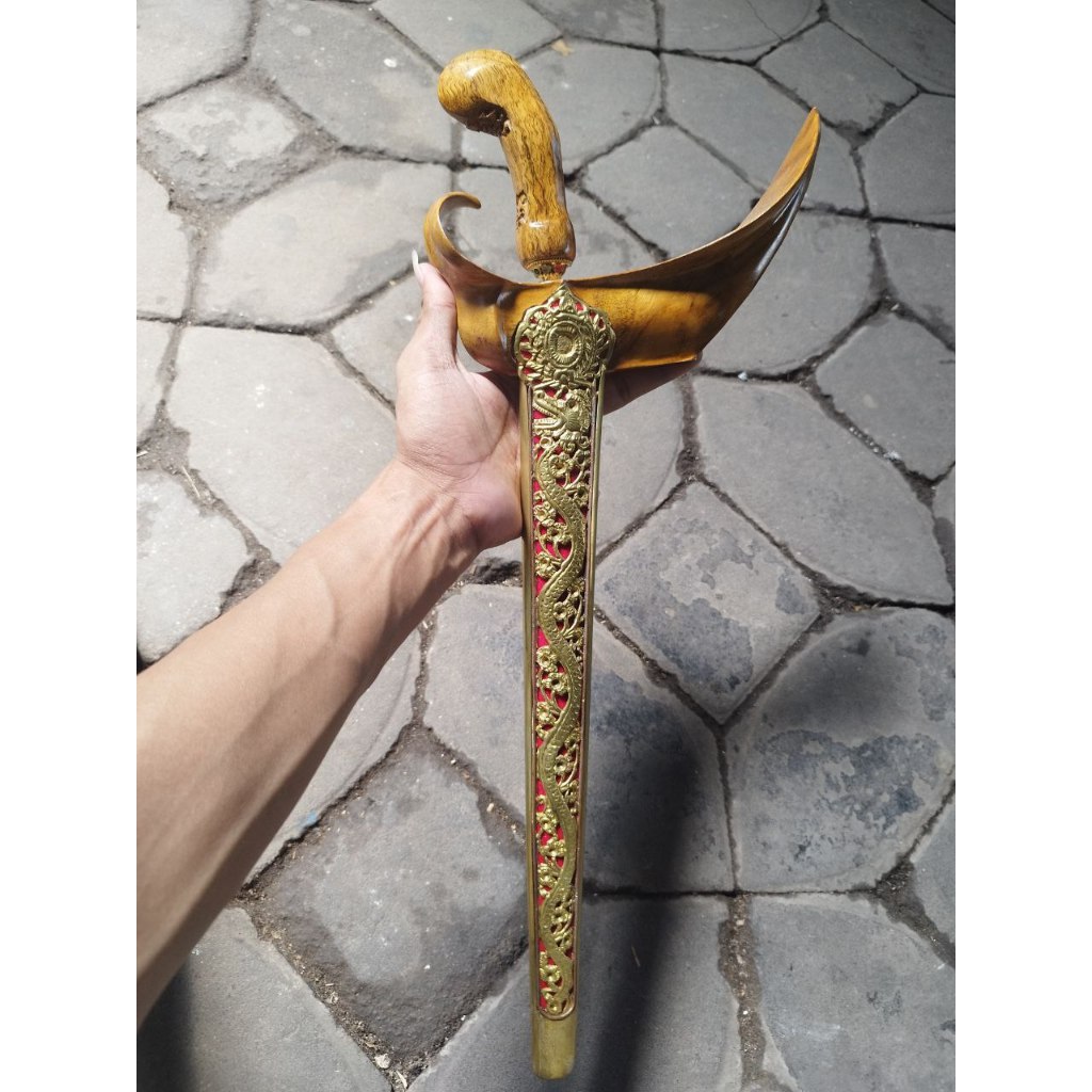 Keris Kontemporer Boyo Jatayu pamor Ngulit Semongko