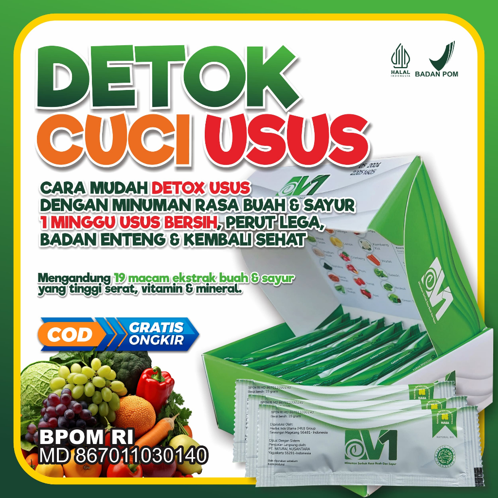 [PROMO] V1 Herbal Detox Usus Kotor-Herbal Detok Usus Kotor-Obat Detox Usus Kotor