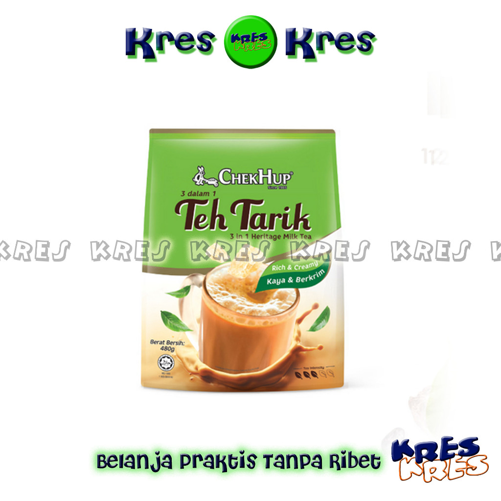 

CHEK HUP Teh Tarik 3 in 1 Rich & Creamy Milk Tea ChekHup Halal