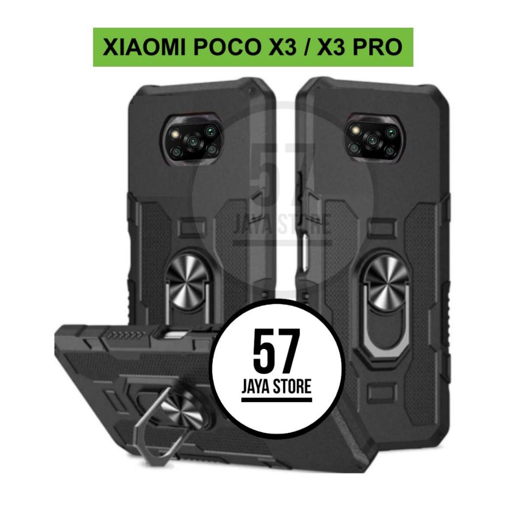 Case Hp Xiaomi Poco X3 / X3 Pro Hit Eye Ring Robot Model Baru Hard Case Silicon Standing New Cover