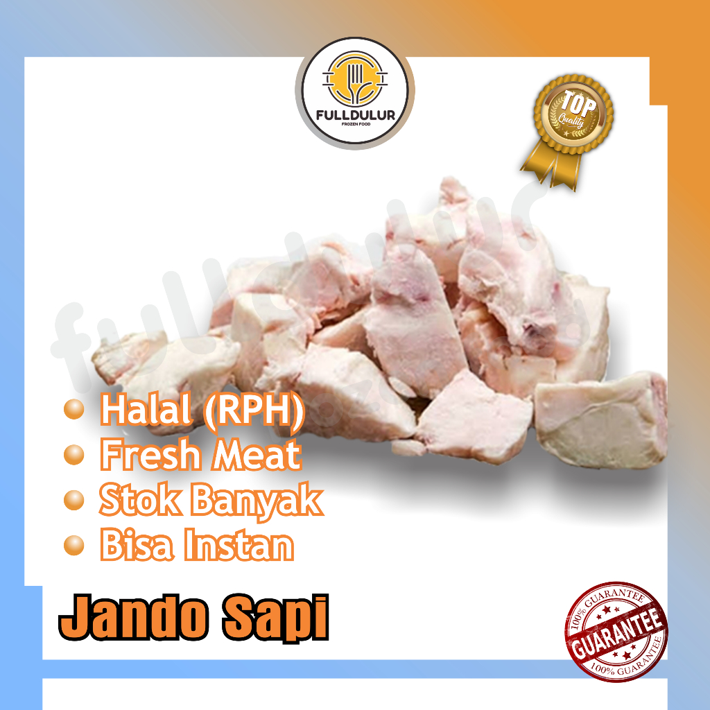 

Fulldulur Jando Daging Sapi 1000g Sekilo Satukilo Halal Higienis Segar Bandung Meat Beef Kualitas Premium Murah