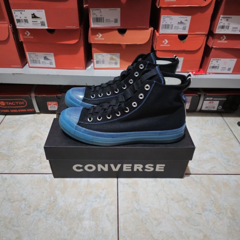 (DISKON) CONVERSE CT CX BLACK / DIAL BLUE HIGH A02811C - EUR 45 ONLY