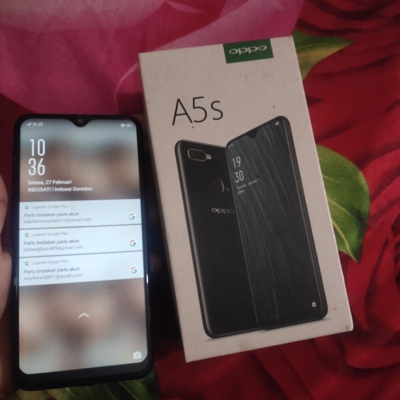 HP oppo a5s top second joss