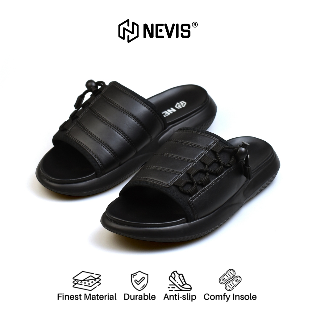 NEVIS Sandal Slop Pria Cosmo Sendal Cowok Selop Slide Keren Kekinian