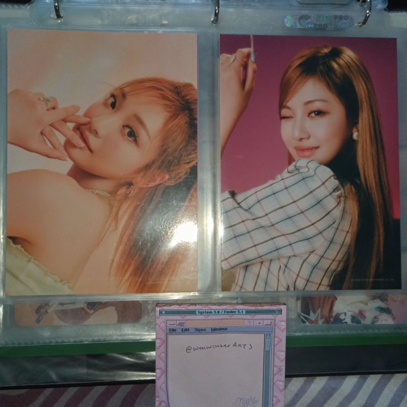 AESPA KARINA WINTER GISELLE NINGNING PHOTOCARD AE PC POSTCARD SG SEASON GREETING 2021 2022 2023 MELE