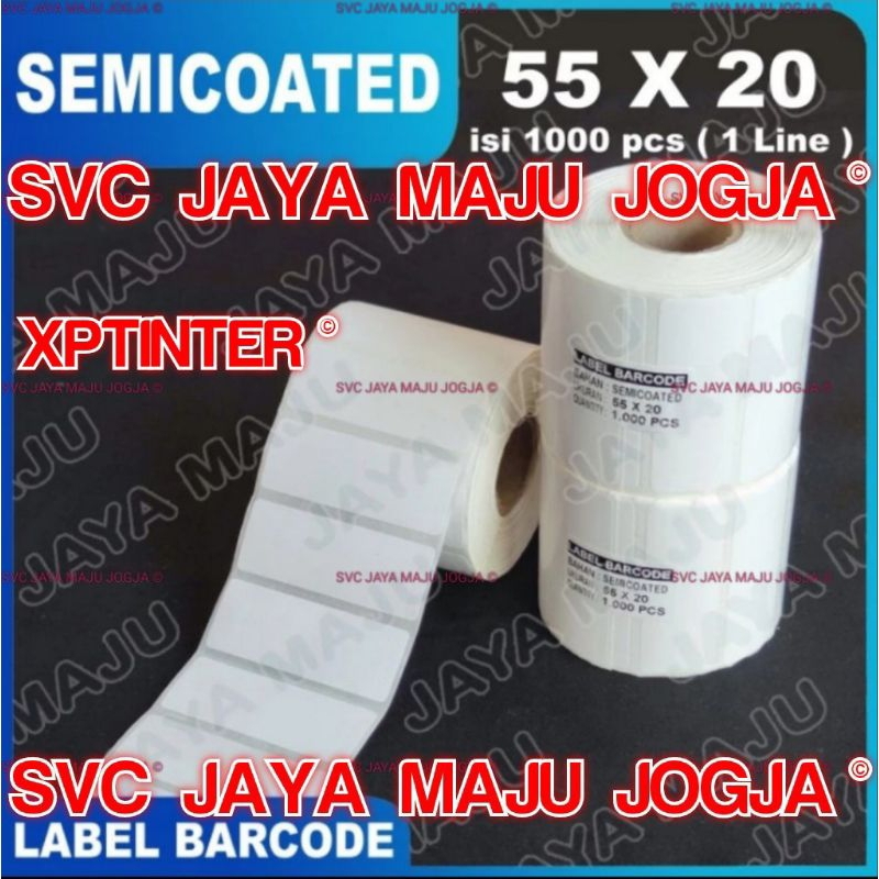 

[ XPRINTER ] 55 X 20 - 1 LINE SEMICOATED - FACE OUT - ISI 1.000 PCS || CORE 1" || LABEL BARCODE THERMAL TRANSFER PAKAI RIBBON || 55X20 - TT426B TT426 B TT 426B TT 426 B - ISI 1000 PCS