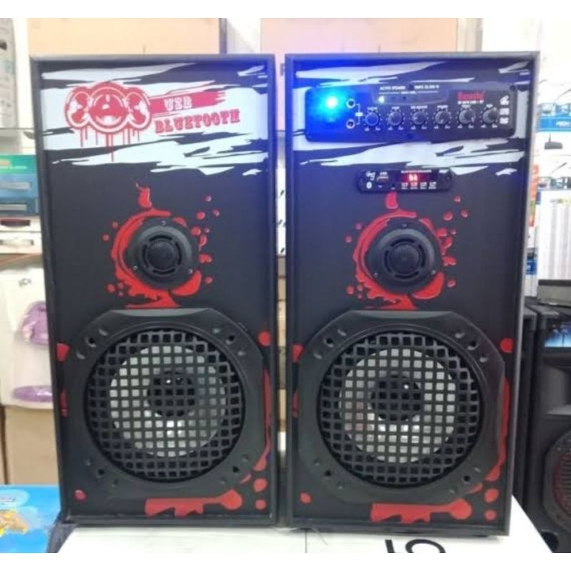 Bassoke Speaker Aktif [8,5 Inch] SP-8070/ USB+Bloototh