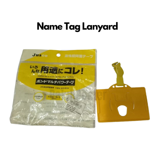 

Card Holder Lanyard | Name Tag Lanscape Lime Jusco