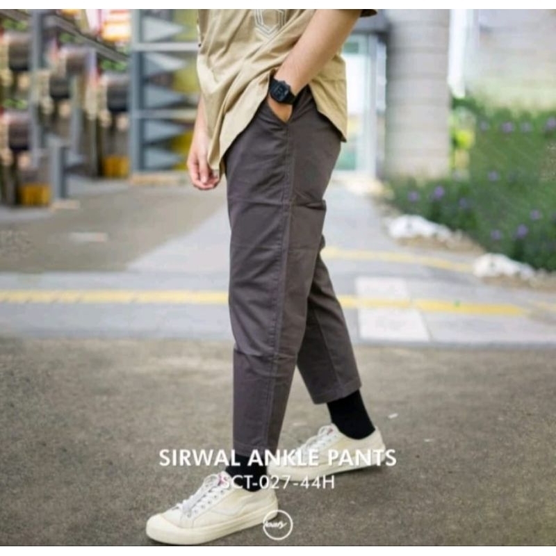 Leafy Original |Sct 021 - Sct 027| Celana Sirwal Pria |Ankle Pants| Size S/M/L/XL