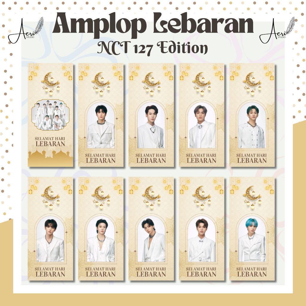 

Amplop Lebaran Panjang [K-Pop] NCT 127 Edition