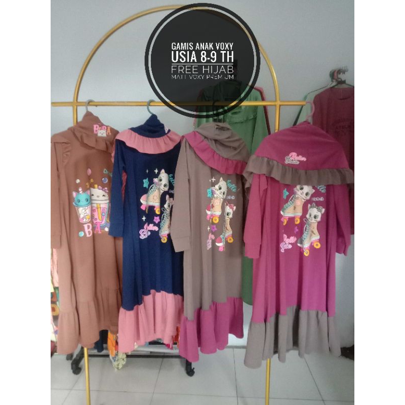 gamis anak voxy